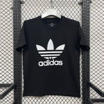 26/27（2026）Adidas Clover T-shirt   Black White  Fans  1:1 Quality  Soccer Jersey