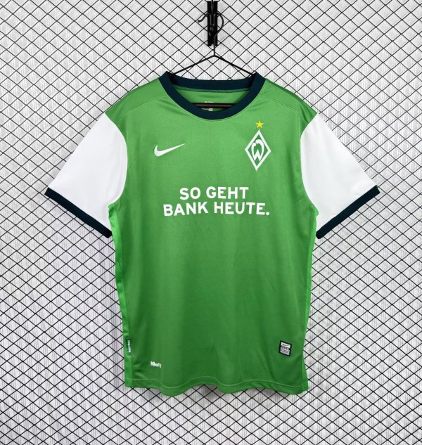 2009/2010  Werder Bremen Home Fans Retro 1:1 Quality Soccer Jersey（云达不来梅）