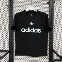26/27（2026）Adidas Clover T-shirt   Black White  Fans  1:1 Quality  Soccer Jersey