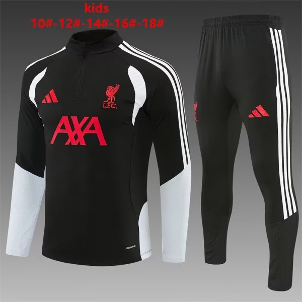26/27 (2026） Liverpool Kids  Black  1:1 Quality Training Jersey
