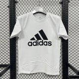 26/27（2026）Adidas Clover T-shirt  White  Black  Fans  1:1 Quality  Soccer Jersey