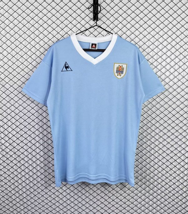 1986  Uruguay  Home Fans Retro 1:1 Quality Soccer Jersey