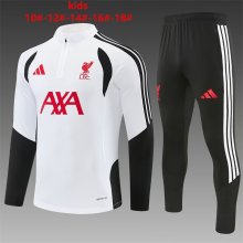 26/27 (2026） Liverpool Kids White  1:1 Quality Training Jersey