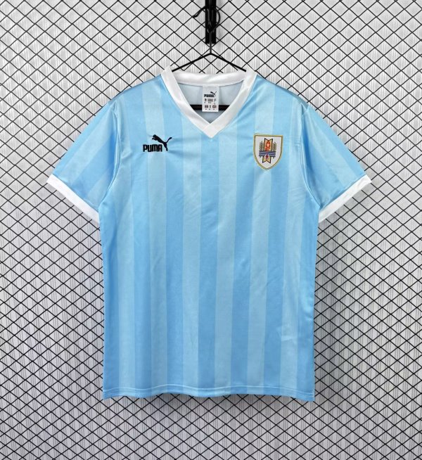 1990 Uruguay  Home Fans Retro 1:1 Quality Soccer Jersey