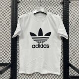 26/27（2026）Adidas Clover T-shirt   Black White  Fans  1:1 Quality  Soccer Jersey