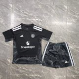 26/27 (2026) Manchester United Goalkeeper Kids Kits 1:1 Quality Soccer Jersey