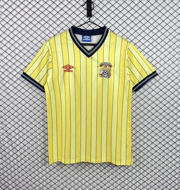 1983/1986  Coventry City Anniversary Away Retro Fans 1:1 Quality Soccer Jersey