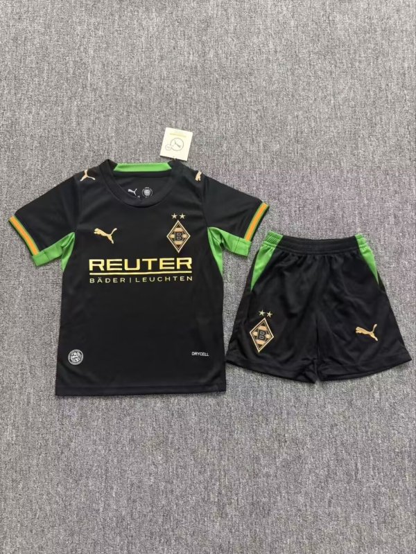 26/27（2026）Monchengladbach Away  Kids Kits  1:1 Quality Soccer Jersey