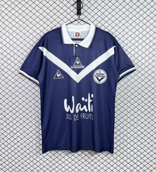 1998/1999  Girondins de Bordeaux  Home Fans Retro 1:1 Quality Soccer Jersey