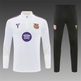 26/27（2026） Barcelona White Kids  1:1 Quality Training Jersey
