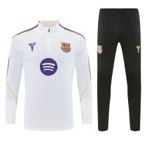 26/27（2026） Barcelona White Kids  1:1 Quality Training Jersey