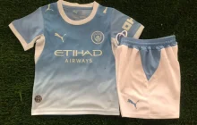26/27 (2026) Manchester City Home Kids Kits 1:1 Quality Soccer Jersey