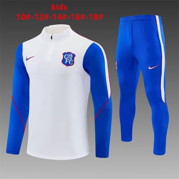 26/27（2026） Chelsea  White  Kids 1:1 Quality Training Jersey
