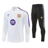 26/27（2026） Barcelona White Kids  1:1 Quality Training Jersey