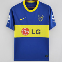 2010-2011 Boca Juniors Home Retro Soccer Jersey