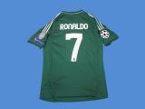 2012-2013 RMA Third Green Long Sleeve Retro Soccer Jersey (长袖)