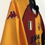 2001-2002 Roma Home Retro Soccer Jersey