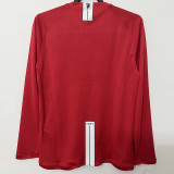 2007-2008 Man Utd home Red long sleeve Retro soccer jersey (长袖)(决赛字)