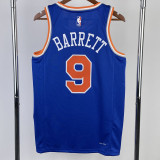 2022-23 KNICKS BARRETT #9 Blue Top Quality Hot Pressing NBA Jersey