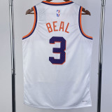 2023-24 SUNS BEAL #3 White Top Quality Hot Pressing NBA Jersey