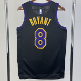 2023-24 LAKERS BRYANT #8 Black City Edition Top Quality Hot Pressing NBA Jersey