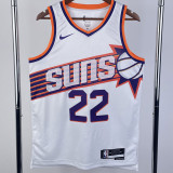 2023-24 SUNS AYTON #22 White Top Quality Hot Pressing NBA Jersey
