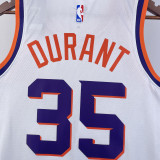 2023-24 SUNS DURANT #35 White Top Quality Hot Pressing NBA Jersey