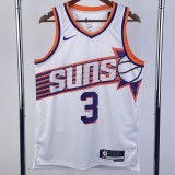 2023-24 SUNS BEAL #3 White Top Quality Hot Pressing NBA Jersey