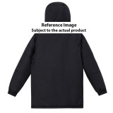 2023-24 RMA White Hooded Cotton Coat Black Edge (黑色边) 棉衣