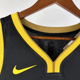2023-24 WARRIORS PAUL #3 Black City Edition Top Quality Hot Pressing NBA Jersey (V领)