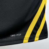 2023-24 WARRIORS CURRY #30 Black City Edition Top Quality Hot Pressing NBA Jersey (V领)