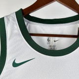2023-24 CELTICS PORZINGIS #8 White City Edition Home Top Quality Hot Pressing NBA Jersey