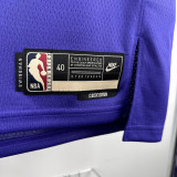2023-24 JAZZ MARKKANEN #23 purple Top Quality Top Quality Hot Pressing NBA Jersey (Retro Logo)