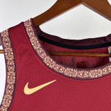 2023-24 Cleveland Cavaliers GARLAND #10 Red City Edition Top Quality Hot Pressing NBA Jersey