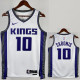 2022-23 KINGS SABONIS #10 White Home Top Quality Hot Pressing NBA Jersey(V领）
