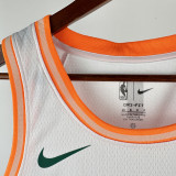 2023-24 SA Spurs SOCHAN #10 White City Edition Top Quality Hot Pressing NBA Jersey