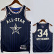 2023-24 ALL-STAR ANTETOKOUNMPO #34 Blue Top Quality Hot Pressing NBA Jersey