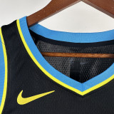 2023-24 Indiana Pacers SIAKAM #43 Black City Edition Top Quality Hot Pressing NBA Jersey