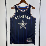 2023-24 ALL-STAR HALIBURTON #0 Blue Top Quality Hot Pressing NBA Jersey