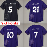 2023-24 RMA Y-3 Black Fans Soccer Jersey