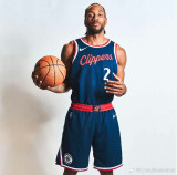 2024-25 Clippers LEONARD #2 Navy Blue Away Top Quality Hot Pressing NBA Jersey