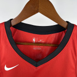2022-23 ROCKETS GREEN #4 Red Away Top Quality Hot Pressing NBA Jersey