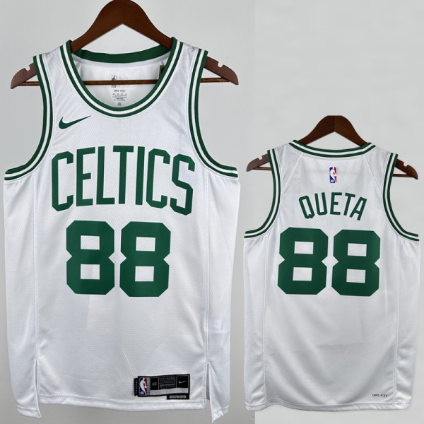 2022-23 CELTICS QUETA #88 White Home Top Quality Hot Pressing NBA Jersey