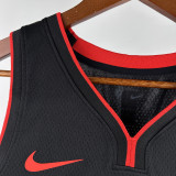 2023-24 HEAT JAQUEZ JR. #11 Black City Edition Top Quality Hot Pressing NBA Jersey (V领）