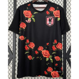 2023 Japan Black Special Edition Training Shirts (玫瑰花)