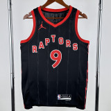 2022-23 Raptors BARRETT #9 Black Top Quality Hot Pressing NBA Jersey (Trapeze Edition)飞人版