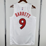 2022-23 Raptors BARRETT #9 White Top Quality Hot Pressing NBA Jersey