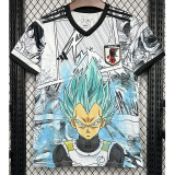 2024-25 Japan White Special Edition Fans Training Shirts (蓝赛亚人)