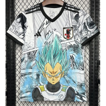 2024-25 Japan White Special Edition Fans Training Shirts (蓝赛亚人)