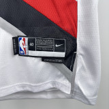 2022-23 Trail Blazers AVDIJA #8 White Top Quality Hot Pressing NBA Jersey
